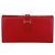 Hermès Portafoglio lungo Hermes Bearn in pelle Veau Epsom rosso
