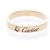 C de Cartier Ehering aus Platin mit Diamant