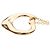 Tiffany & Co. Elsa Peretti Pendente Cuore Aperto Oro Rosa 18K 16mm - vista 4