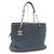 Chanel Shopper aus schwarzem Leder