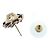 Pendientes Chanel de strass y perlas falsas - vista 4