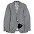 NEU Hugo Boss Slim Fit Stretch Blazer blau-weiß gestreift Größe 52 / L