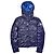 Casaco acolchoado com capuz Moncler Lil Navy Blue para mulher Tamanho 2 / M