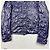 Casaco acolchoado com capuz Moncler Lil Navy Blue para mulher Tamanho 2 / M - vista 3