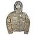 Chaqueta impermeable ligera con capucha Moncler Z8E0182 Beige para mujer Talla 1 / S