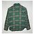 Camicia Gucci Jumbo GG da uomo in lana con logo monogramma verde Taglia S - vista 2