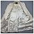 Massimo Dutti 6047 Abrigo de tweed crema cruzado con flecos para mujer Talla 42 / M-L - vista 10