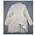Massimo Dutti 6047 Abrigo de tweed crema cruzado con flecos para mujer Talla 42 / M-L - vista 2