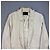 Massimo Dutti 6047 Abrigo de tweed crema cruzado con flecos para mujer Talla 42 / M-L - vista 3