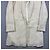 Massimo Dutti 6047 Abrigo de tweed crema cruzado con flecos para mujer Talla 42 / M-L - vista 4