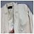 Massimo Dutti 6047 Abrigo de tweed crema cruzado con flecos para mujer Talla 42 / M-L - vista 6