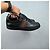 Sneakers Gucci Coda Web Stripe in pelle nera Taglia 40.5 / 25.5cm - vista 2