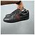 Sneakers Gucci Coda Web Stripe in pelle nera Taglia 40.5 / 25.5cm - vista 3