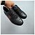 Sneakers Gucci Coda Web Stripe in pelle nera Taglia 40.5 / 25.5cm - vista 4