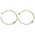 Céline Boucles d'oreilles créoles Celine Triomphe Gold