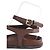 Autre Marque Sandali A.EMERY in pelle marrone - vista 4