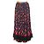 Falda maxi escalonada con flecos florales Dolce & Gabbana