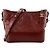 CHANEL - Borsa a tracolla Gabrielle Chanel in pelle stropicciata bordeaux