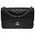 Bolsa CHANEL Timeless/Classique em Couro Preto - 104005 - vista 7