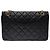 Mademoiselle Bolsa CHANEL 2.55 em Couro Preto - 104014 - vista 4