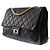Mademoiselle Bolsa CHANEL 2.55 em Couro Preto - 104014 - vista 5