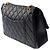 Mademoiselle Bolsa CHANEL 2.55 em Couro Preto - 104014 - vista 6