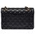 Bolsa CHANEL Timeless/Classique em Couro Preto - 104006 - vista 4