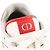 DIOR - Sneakers B27 Dior in pelle liscia bianca e rossa (T40) - vista 4