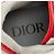 DIOR - Sneakers B27 Dior in pelle liscia bianca e rossa (T40) - vista 7