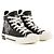 DIOR - Sneakers B23 High Dior in tela con motivo oblique e gomma nera e bianca (T38)