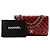 CHANEL - Borsa a tracolla Classic/Timeless Jumbo Chanel in pelle verniciata bordeaux - vista 12