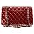 CHANEL - Borsa a tracolla Classic/Timeless Jumbo Chanel in pelle verniciata bordeaux - vista 3