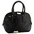 BURBERRY - Borsa Bowling Burberry in pelle martellata e goffrata nera - vista 2