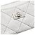 CHANEL - Tarjetero 2.55 en piel plisada plateada - vista 5