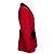 Moschino Cheap and Chic Wollblazer rot / schwarz mit Samtschleife - Ansicht 2