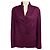 Jil Sander violetter Kaschmir-Blazer mit drei Knöpfen
