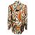 Camisa em sarja de seda Etro Ivory Multi Floral Paisley Motif - vista 3