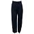 Alexander Mcqueen Calças de lã de perna reta plissadas McQueen Navy