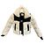 Autre Marque SAM. White / Black Tula Sherpa Down Puffer Jacket - view 4