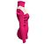 Autre Marque Camisola de cashmere canelada conversível Amandine Fuchsia Arch4 - vista 2