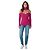 Autre Marque Camisola de cashmere canelada conversível Amandine Fuchsia Arch4 - vista 4