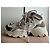 Kenzo Inka Sneakers Unisex in Pelle Bianca e Camoscio - vista 2