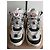 Kenzo Inka Sneakers Unisex in Pelle Bianca e Camoscio - vista 4