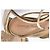 Gianvito Rossi, sandali gladiatore in pelle dorata - vista 8
