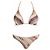 Missoni, bikini de triángulo de lurex en tonos dorados