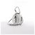 Borsa a tracolla Louis Vuitton Petite Boite Chapeau in pelle Epi Silver M53074 - vista 2