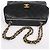 Borsa a tracolla Chanel Limited Edition Paris Double Flap in pelle matelassé con catena, Nero - vista 6