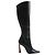 Autre Marque Saint Laurent Paris Tom Knee Lederstiefel in Schwarz 731546, Größe EU 36