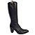 Robert Clergerie Black Leather Knee-High Boots
