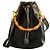 Bamboo Bolsa Bucket Gucci em camurça com cordão e alça de bambu